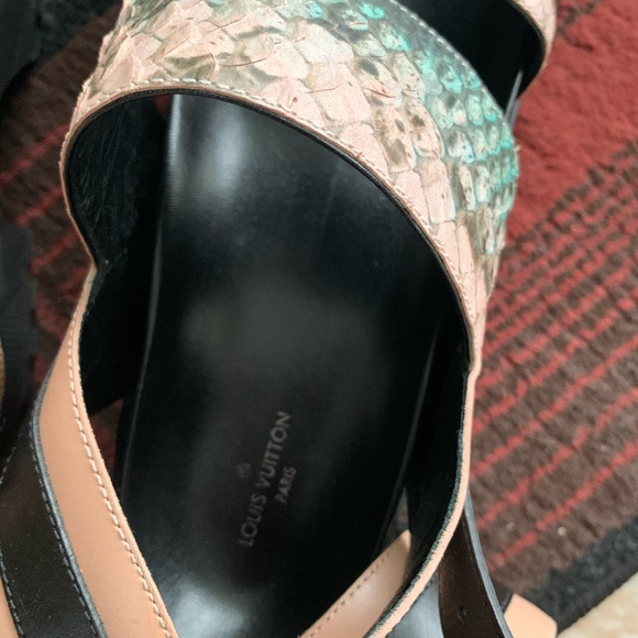 Louis Vuitton Gladiator platform shoes 9 - Picture 3 of 8